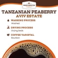 thumbnail image 5 of Fresh Roasted Coffee, Tanzanian Peaberry Coffee Pods, Light Roast, K-cup Compatible, 72 Count, 5 of 6