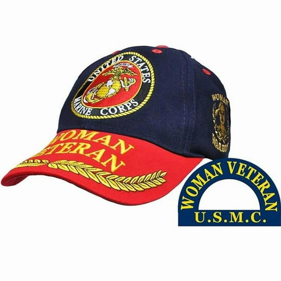 Eagle Emblems CP00320 Cap - USMC, Woman Veteran