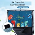 thumbnail image 3 of Protector solar magnético para ventana lateral de automóvil, instalación fácil, protección UV, compatible con sedán, SUV y camioneta, ligero y portátil, cubierta reutilizable para ventana., 3 of 9