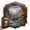 Mirror Landscape Irregular Shaped Wooden Puzzle - Piggy Bank Model L, variant on Artisanal Fantasy Mirror Jigsaw Art - Vibrant Floating Island Silhouette with Irregular Animal Shards, Frameable 3D-Look Wall Decor for Creative Study Rooms, Small