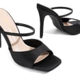 thumbnail image 5 of Dream Pairs Women's Square Toe Slip On Stiletto, 5 of 7