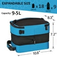 thumbnail image 5 of Insulated Expandable Lunch Bags Tote Thermal Cooler Leak Proof Travel Container Food Case for Adults Adjustable Shoulder, 5 of 8