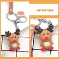 thumbnail image 3 of Raindrops 2pcs Christmas Reindeer Keychain Set Cute Holiday Bag Purse Backpack Hanging Decoration Adorable Key Chains Pendant, 3 of 8