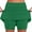 Green, variant on Women's Mid Waist Skort with Pockets | Active Casual Two Piece Shorts Skirt plus Size Casual Pants for Women 4x-5x Leggings Flare Womens plus Size Casual Pants 3x Top and Pants Set Women Two