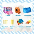 thumbnail image 5 of Action Air Bounce House, Pink Inflatable Bouncer with Flying Unicorn, Princess Bouncy House for Kids, 5 of 8