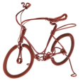 thumbnail image 1 of Bicicleta De Montaña Hecha A Mano De Ambre De Aluminio Modelo Decorativo De Bicicleta Decoración De Arte, 6.7 `` 2 '' W X 4 `` H Sunnimix Juguete de bicicleta de montaña, 1 of 8