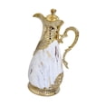 thumbnail image 1 of Langgg Carafe à Café Pichet Isolant Distributeur de Boissons en Verre Robuste Résistant à la Chaleur Bouilloire Isolée Thé Marbre 20x32cm, 1 of 6
