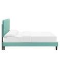 thumbnail image 3 of Modway Current Performance Velvet Full Platform Bed in Mint, 3 of 10