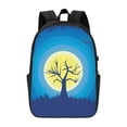 thumbnail image 2 of YFYANG 17" Laptop Backpack, Blue Night Jungle Fashion Travel Work Backpack with USB and Headphone Cable Interface for Men and Women, 2 of 8