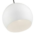 thumbnail image 3 of 41181-69 Livex Lighting Piedmont - 1 Light Globe Pendant In Industrial Style-15 Inches Tall and 10 Inches Wide-Shiny White/Polished Brass Finish, 3 of 10