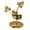 D, variant on D Wrought Iron Candlesticks With Four Optional Designs, Butterflies Ginkgo Wheats Ear And Trefoil Styles For Romantic Table Decoration, Dining And Home Decor 8.0X8.0X6.0In 1.5Lb