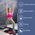 thumbnail image 2 of American Flag Gym Towel with Storage Bag, 72.8"x26.8", Suitable for Yoga, Pilates, Fitness, etc. - Yoga Mat Towel, Gym Towels, Gym Towel, 2 of 6