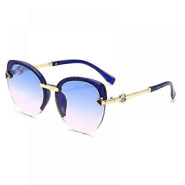 Men's Sunglasses, Classic Round Sunglasses, Stay cool and comfortable These Pchalf-bow sunglasses for men are available in several colors (Blue)