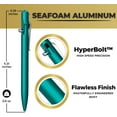 thumbnail image 4 of BASTION Luxury Slim Bolt Action Pen, Lightweight Aluminum EDC Pen with Fine Tip, Professional Ballpoint Pen for Work - Seafoam, 4 of 7