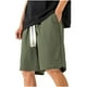 thumbnail image 1 of pstuiky Abreviatura para hombres, Pantalones cortos casuales de color sólido con cintura elástica y bolsillo con cordón para hombre Pantalones cortos de entrenamiento, 1 of 5