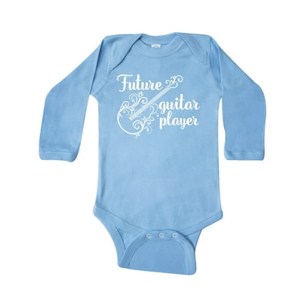 

Inktastic Guitar Player Music Girls Gift Baby Girl Long Sleeve Bodysuit