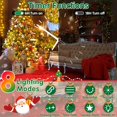 thumbnail image 3 of XURISEN 403FT 1000 LED Christmas Lights, Green Wire String Lights Outdoor 8 Modes Memory Function Plug in Fairy Lights for House Christmas Tree Patio Wedding Garden Party Decor- Warm White, 3 of 8