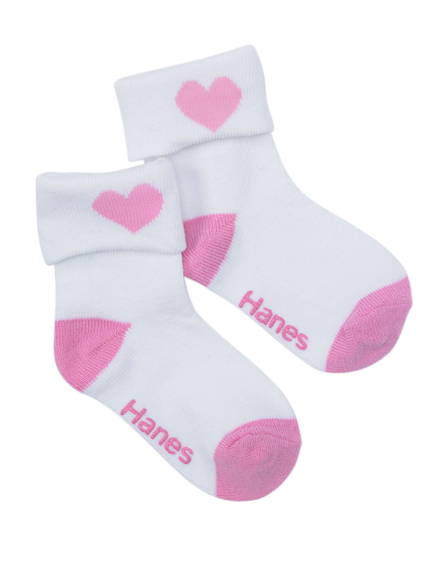 Toddler Girls' TurnCuff Socks, 6Pack