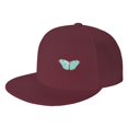 thumbnail image 1 of ZICANCN Vintage Animal Baseball Casquettes Papillon Insecte, Casquettes de Camionneur pour Hommes et Femmes, Casquettes Plates Respirantes Réglables, Rouge Foncé, 1 of 6