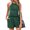Green, variant on Summer Sleeveless Lace Patchwork Women Halter Jumpsuit Romper