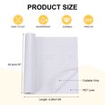 thumbnail image 2 of Uxcell White Permanent Vinyl, 10 Inch x 14ft Adhesive Vinyl Roll for Decal Cutting, Signs, Scrapbooking, DIY Craft, Home Decoration, 2 of 6