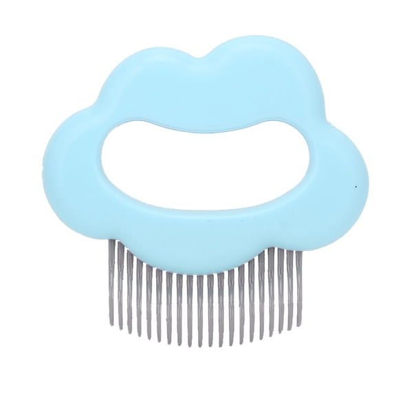 Suodoka Cat Shell Comb Safe Massage Hair Removal Grooming Brush for Little Pets Bunnys Cats Blue (6.69 in / 17 cm)