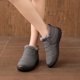thumbnail image 4 of Botas de nieve para mujer Zapatos de invierno Botines de piel de felpa cálidos Zapatos planos sin co Abanopi Gris/40, 4 of 7