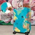 thumbnail image 4 of Travel Luggage Cover Suitcase Protector Fits 18-32 Inch Luggage Wheel Covers Patterned Travel Related Items Flower Luggage Protector Elastic Luggage Anti-scratch Suitcase Cover XL, 4 of 5