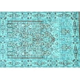thumbnail image 1 of Ahgly Company Indoor Rectangle Persian Light Blue Traditional Area Rugs, 8' x 12', 1 of 4