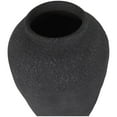 thumbnail image 5 of DecMode 20" Whitewashed Textured Black Ceramic Vase, 5 of 11