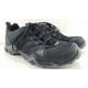thumbnail image 1 of Ad-id-as mens lace up athletic sneakers shoe sizes 8 and 9 M Black fabric upp NEW, 1 of 6
