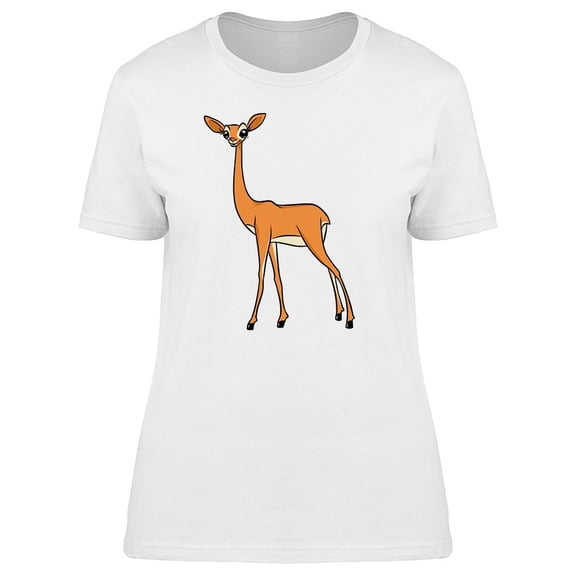 Gazelle Cartoon Tee Women's -Image by Shutterstock