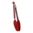 thumbnail image 2 of Silicone Stainless Steel Heat Resistant Food Tongs for Cooking Kitchen, 2 of 7