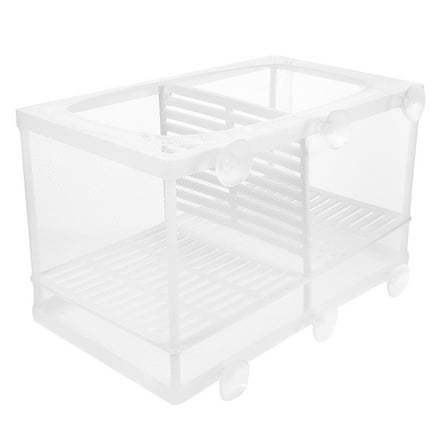 ELAYARD Portable Transparent Fish Incubator Box with Mesh Net for Aquarium Separation and Breeding