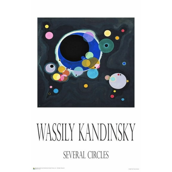 Wassily Kandinsky - Several Circles Poster 11" x 17"