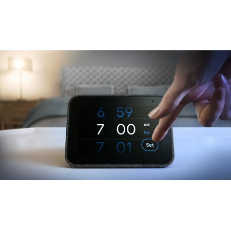 Lenovo Smart Clock with Google Assistant - Charcoal