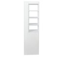 thumbnail image 5 of 70.87" H Wooden Bookshelf with 3 Drawer, 4 Tier Narrow Display  Storage Cabinet, Corner Book Case for Bedroom Living Room Office, White, 5 of 9