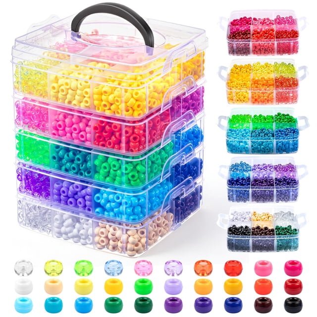 Umikk 5400 cuentas de 30 colores para manualidades de pulseras