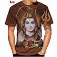 thumbnail image 5 of 2022 New 3D Print Anime Fashion Lord Shiva Harajuku Short Sleeve T Shirts, 5 of 5