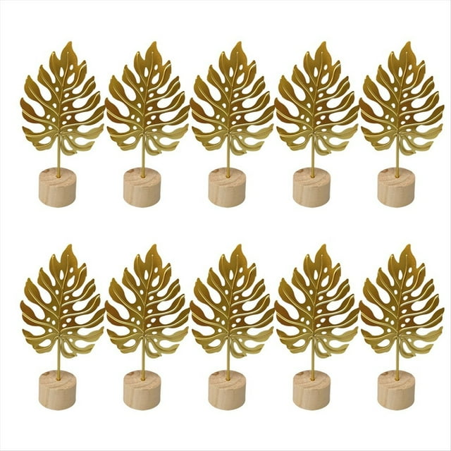 Adornos de Hierro Dorado de Estilo Nórdico, Decoración de Mesa para el Hogar, Jardín, Sala de Estar, Fiesta de Bodas, Artesanías de Metal B
