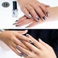 thumbnail image 1 of PVCS TFT Metallic Stainless Steel Mirror Silver Nail Polish 17 Colors 6ML, 1 of 2