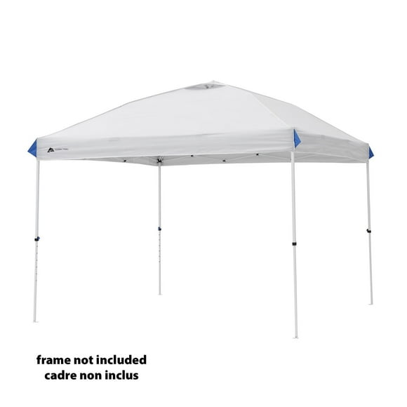 Ozark Trail 10 FT x 10 FT Straight Leg Canopy Top Accessory - Frame Not Included, GRAY, 10 x 10 Canopy Top