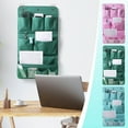 thumbnail image 1 of Ganfancp Bolsa de Almacenaje Colgante,Accesorios de Baño Puerta de Pared Trasera de Armario Dormitorio Organizador de Tela Accesorios de Cocina Bolsa de Almacenaje Multifuncional con 3Pcs Adhesivos O, 1 of 6