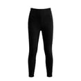 thumbnail image 4 of TEAJOPSUU Womens High Waist Ribbed Leggings Button Front Slim Fit Stretchy Yoga Pants Fall Winter Warm Knitted Tummy Control Leggings Black, 4 of 5