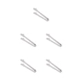 thumbnail image 1 of Decodeary Alimentaire Pinces Partie en Acier Inoxydable Servant des Clips de Cuisine Buffet Domestique Réutilisables en Plein Air Restaurant Tong Type 4 5Set, 1 of 6