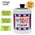 thumbnail image 2 of Cottage Creek Boating Piggy Bank, Multicolored Ceramic, 6" Jar, 2 of 7