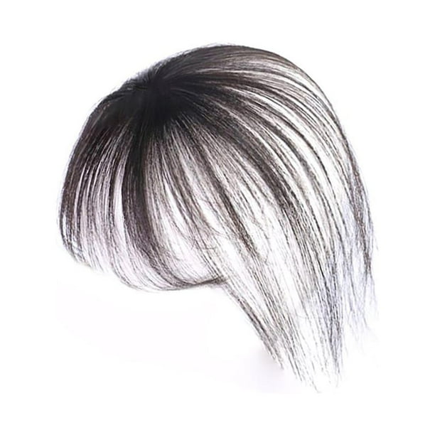 Qarigey Flequillo de aire, postizos finos sin costuras, fibra de alta temperatura, sin rastro con patillas, flecos para mujer, para boda, Type7 NO7