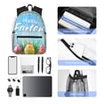 thumbnail image 6 of Lsque Happy Easter Classic Casual Backpack - Large Capacity Water-Resistant Backpack for School, Work, Travel, and Outdoor Activities, 6 of 8