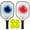 Blue/Green, variant on Franklin Sports Pilot Pickleball Paddle - Poly 10mm Core Racket - Blue