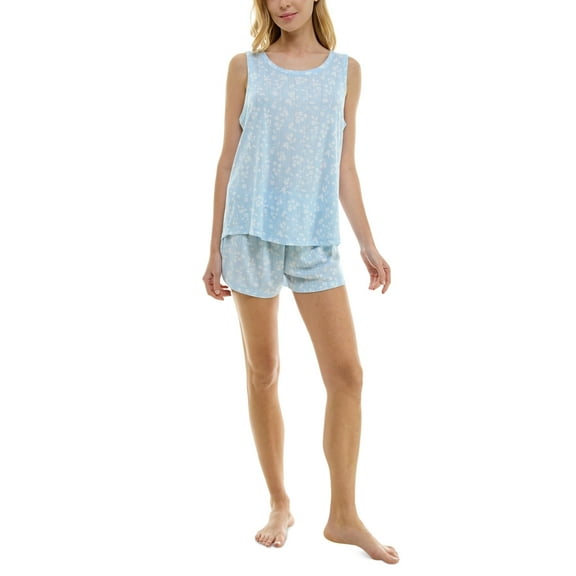 Roudelain Women's 2-Pc. Pointelle Tank Pajamas Set - Nantucket, Size X-Large